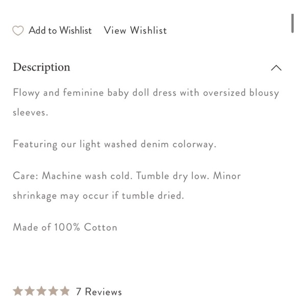 Rylee + Cru Women’s Denim Dress - Picture 5 of 5